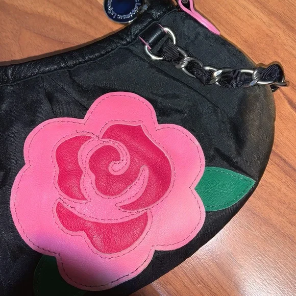 LeSportSac x The OC Nylon and Leather Mini Bag with